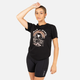 Unit Ladies Wild Heart Tee - Black