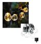 4.5m 30 LEDs Solar Clear Bulb Festoon String Fairy Lights - Warm White