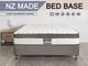 T DS NZ MADE SW Single bed base light Grey NZ