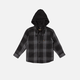 Unit Chester Youth Shirt Hood - Black