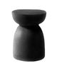 Pedestal Side Table - Black