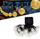 3m 30 LED Bubble Ball Waterproof Solar String Fairy Lights - Warm White