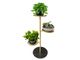 Marble base Plant Stand-Black