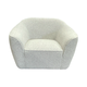 Venice Boucle Armchair - Dusky White