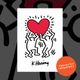 'Heart' Keith Haring art poster (Perfectly Imperfect) FR-L